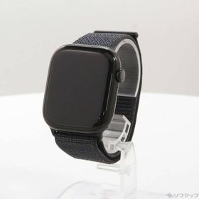 〔中古〕Apple(アップル) Apple Watch Series 10 GPS 46mm ジェットブラックアルミニウムケース インクスポーツループ〔349-ud〕