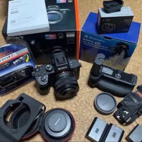 旅行やアウトドアキャンプレンズ２本セットSONYILCE-7M3α7III付属品