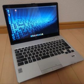 富士通 lifebook sh90/T ノートパソコン SSD タッチパネル