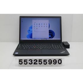 ノートパソコン Lenovo ThinkPad E590 Core i3 8145U 2.1GHz/8GB/256GB(SSD)/15.6W/FHD(1920x1080)/Win11