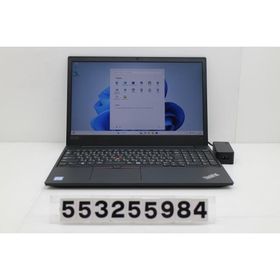 ノートパソコン Lenovo ThinkPad E590 Core i3 8145U 2.1GHz/8GB/256GB(SSD)/15.6W/FHD(1920x1080)/Win11