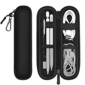 Apple Pencil ケース バッグ 収納ケース 柔らかいネオプレン製 紛失防止ポケット ゴムバンド固定 Pencil (USB-C) / 第1/2 世代 用 保護