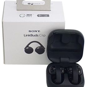 【SONY】ソニー『ワイヤレスステレオヘッドセット / Linkbuds Clip / ブラック』WF-LC900(B) 2026年2月発売 音響機器 1週間保証【中古】