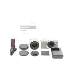Canon ミラーレス一眼カメラ EOS M100 EF-M15-45 IS STM レンズキット(グレー) EOSM100GY1545ISSTMLK