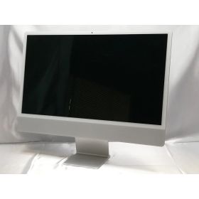 【中古】Apple iMac 24インチ 4.5K Retinaディスプレイ M3(CPU:8C/GPU:10C) 8GB/256GB シルバー MQRJ3J/A (M3・2023)【ECセンター】保証期間1ヶ月【ランクB】