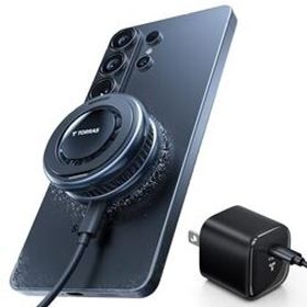 TORRAS Ostand PolarCircle【Qi2.2 25W急速・瞬間冷却】MagSafe充電器 ペルチェ素子 静音CH