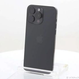 ソフマップ 〔中古品〕 iPhone15 Pro Max 256GB ブラックチタニウム MU6P3J／A SIMフリー【297】
