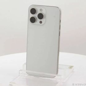 ソフマップ 〔中古品〕 iPhone15 Pro Max 512GB ホワイトチタニウム MU6V3J／A SIMフリー【276】