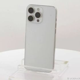 ソフマップ 〔中古品〕 iPhone15 Pro Max 512GB ホワイトチタニウム MU6V3J／A SIMフリー【258】