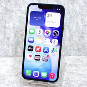 【中古 訳あり】カメラに光の筋 国内版SIMフリー iPhone 13 mini 128GB ミッドナイト 黒 MLJC3J/A 本体 一括購入(QLA89-1)