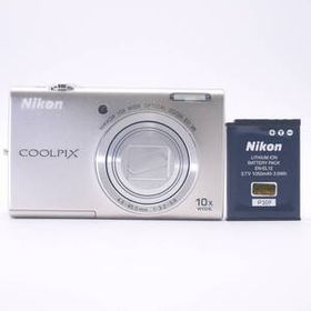 良品 動作確認済み Nikon ニコン COOLPIX S6200 シルバー コンパクトデジタルカメラ コンデジ #AA3144