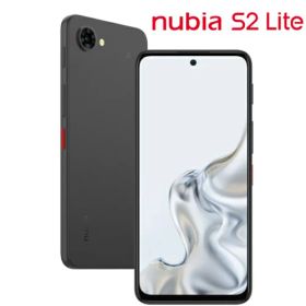 ZTE(ゼットティーイー) NUBIA S2 LITE 6.7型 4GB/128GB ブラック SIMフリースマートフォン Z6305J 5G 5000万画素50MPカメラ 5100mAh IP68/69防水防塵