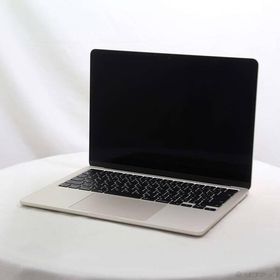 〔中古〕Apple(アップル) MacBook Air 13.6-inch Early-2024 MRXT3J／A Apple M3 8コアCPU_8コアGPU 8GB SSD256GB スターライト 〔15.3 Sequoia〕〔262-ud〕