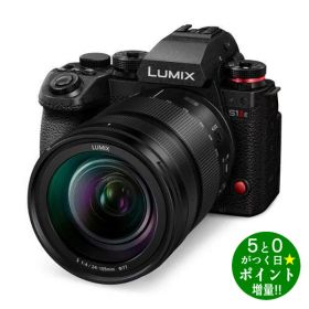 ◆最大3000円CP＋P3倍！！3/25◆パナソニック カメラ ミラーレス一眼カメラ 標準ズームレンズキット LUMIX S1IIE DC-S1M2ESM ブラック Panasonic【転送不可】