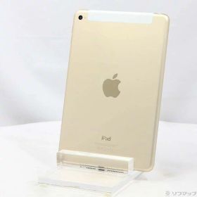 【中古】Apple(アップル) iPad mini 4 64GB ゴールド MK752J／A auロック解除SIMフリー 【352-ud】