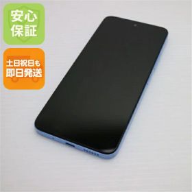 【中古】美品 Redmi 12 5G XIG03 スカイブルー スマホ Xiaomi 安心保証 即日発送 土日祝発送OK