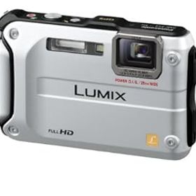 パナソニック デジタルカメラ LUMIX FT3 プレシャスシルバー DMC-FT3-S(中古品)