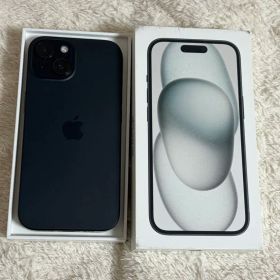 iPhone15 128GB ブラック 美品 バッテリー88% 箱ありおまけ付き