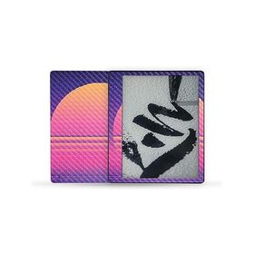 MightySkins Carbon Fiber Skin Compatible with Kindle Scribe (2022) Full Wrap - Synthwave Sunset | Textured Carbon Fiber Finish | Easy to A_並行輸入