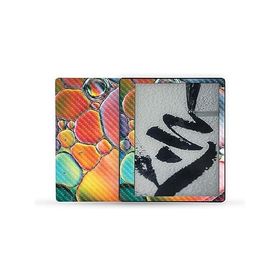 MightySkins Carbon Fiber Skin Compatible with Kindle Scribe (2022) Full Wrap - Rainbow Bubbles | Textured Carbon Fiber Finish | Easy to Ap_並行輸入