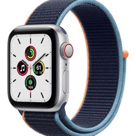 【中古】【安心保証】 SE 第1世代[40mm/セルラー]アルミ シルバー Apple Watch