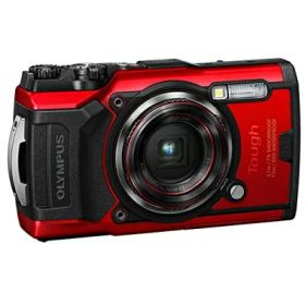 【中古】 OLYMPUSコンパクトデジカメ *TG-6RD レッド