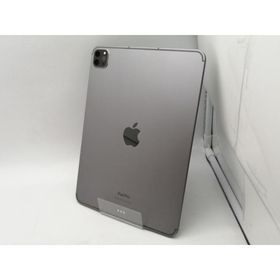 【中古】Apple SoftBank 【SIMフリー】 11インチ iPad Pro（第4世代/2022） 256GB スペースグレイ MNYE3J/A【OSU301】保証期間１ヶ月【ランクB】
