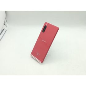 【中古】SONY docomo 【SIMロック解除済み】 Xperia 10 III ピンク 6GB 128GB SO-52B【広島】保証期間１ヶ月【ランクC】