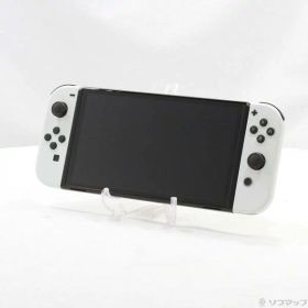 【中古】Nintendo(任天堂) Nintendo Switch 有機ELモデル Joy-Con(L)／(R) ホワイト 【196-ud】