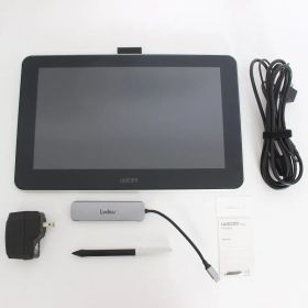 【美品】WACOM One Creative Pen Display DTC133W0D 液晶ペンタブレット ホワイト 液タブ ワコム 本体