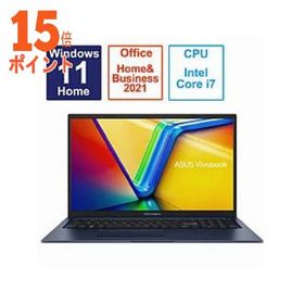 15倍ポイント ノートパソコン Vivobook 17 クワイエットブルー X1704VA-AU121WS ［17.3型 Windows11 H…
