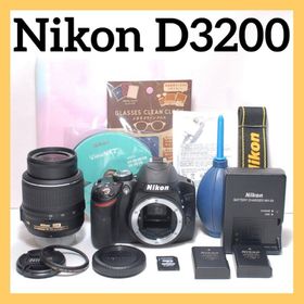 ニコン(Nikon)の美品✨Nikon D3200✨シングルレンズ✨ニコン✨豪華セット(デジタル一眼)