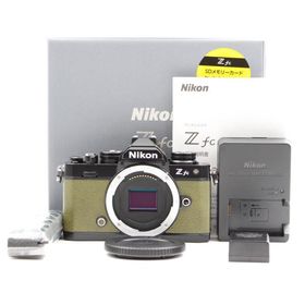 シャッター数3381枚 Nikon Z fc ボディ ブラック オリーブグリーン プレミアムエクステリア張替済み ミラーレス一眼カメラ ニコン