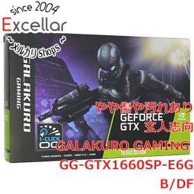 [bn:6] 玄人志向グラボ GALAKURO GAMING GG-GTX1660SP-E6GB/DF PCIExp 6GB 元箱あり