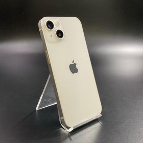 アップル(Apple)の【全額返金保証】【最速発送】Apple iPhone iPhone 13 128GB スターライト Softbank 動作確認済(スマートフォン本体)