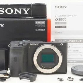 ☆美品☆ Sony ソニー α6600 ボディ ILCE-6600 元箱 付属品 Shot数 僅か 6,350枚前後！ ♯26011203
