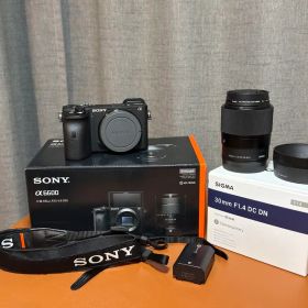 a6600 ＋単焦点レンズ2本セット