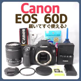 Canon EOS 60D✨デジタル一眼レフカメラ✨スマホ転送OK✨自撮りOK✨