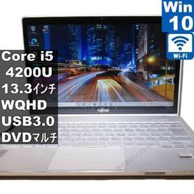 富士通 FMV LIFEBOOK SH90/M【Core i5 4200U】 【Windows10 Home】MS 365 Office Web／Wi-Fi／USB3.0／Bluetooth／HDMI／保証付 [95906]