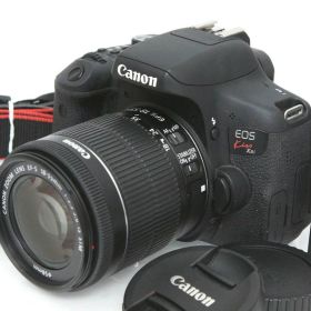 【中古】【良品】キヤノン EOS Kiss X8i EF-S18-55 IS STM レンズキット（センサー清掃済） CA01-R4708-2Q1B CANON キヤノン EFマウント EOS 一眼レフ APS-C