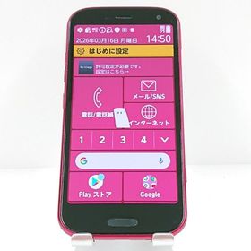 らくらくスマートフォン F-52B ドコモ ピンク c18119