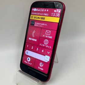 6032005K【優良美品】F-52B/らくらくスマートフォン(ピンク)