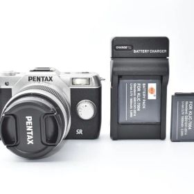 【バッテリーx2付き】ペンタックス PENTAX Q10 シルバー レンズキット