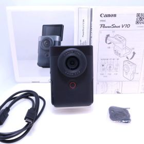 【ほぼ新品】Canon PowerShot V10 ブラック PSV10BK Vlogカメラ