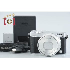 【中古】Nikon ニコン 1 J5 シルバー 標準パワーズームキット シャッター回数僅少
