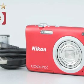 【中古】Nikon ニコン COOLPIX A100 レッド コンパクトデジタルカメラ
