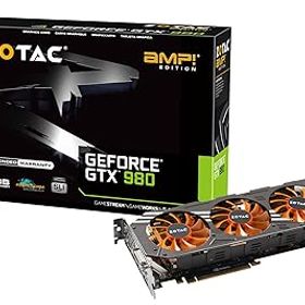 【中古】ZOTAC GeForce GTX 980AMP グラフィックスボード VD5512 ZTGTX98-4GD5AMP01
