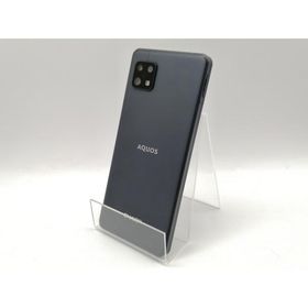 【中古】SHARP 国内版 【SIMフリー】 AQUOS Sense6 ブラック 6GB 128GB SH-M19【博多】保証期間１ヶ月【ランクC】