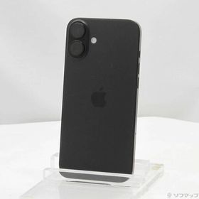 〔中古〕Apple(アップル) iPhone16 Plus 128GB ブラック 3N343J／A SIMフリー〔344-ud〕