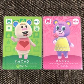 ニンテンドウ(任天堂)の新品 amiiboカード れんにゅう&キャンディ クマ アミーボカード あつ森(その他)